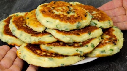 Солоні оладки на сніданок