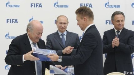 "Газпром" стал официальным спонсором ФИФА на 2015-2018 годы