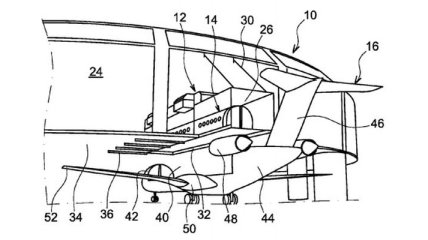 Компания Airbus запатентовал самолет со съемной пассажирской каютой