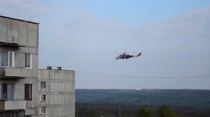 Селезнев: Силовики обстреливают террористов с вертолетов
