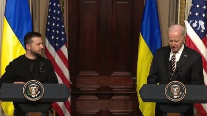 Президенти України та США на спільній прес-конференції