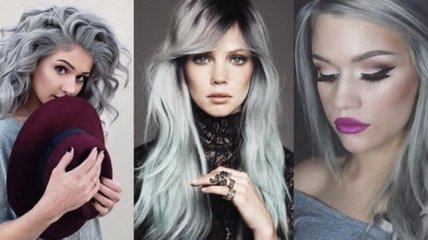 50 оттенков серого: нереально крутой тренд окраски волос (Фото)