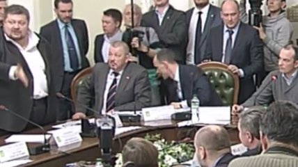 Конфликт между Мосийчуком и Березой на заседании комитетов ВР (Видео)