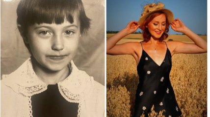 Певица и ведущая Анюта Славская показала школьные архивные фото