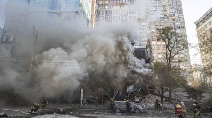 Обстрел Киева 17 октября