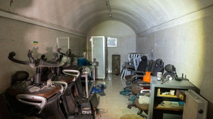 Одна з кімнат у знайденому підземному центрі ХАМАС