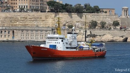 Италия арестовала судно Aquarius, спасавшее мигрантов в Средиземном море 