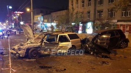 В Киеве произошло тройное ДТП, есть погибший