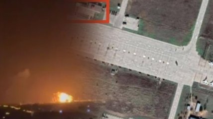 Мінус літак і не тільки? З'явилися супутникові фото аеродрому під Краснодаром після атаки ЗСУ