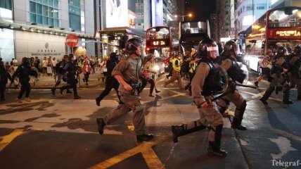 В Гонконге не прекращается акция протеста 