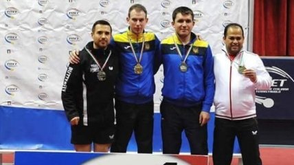 Украинские паралимпийцы завоевали ряд медалей на турнире по настольному теннису 