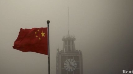 В Китае бушует пылевая буря