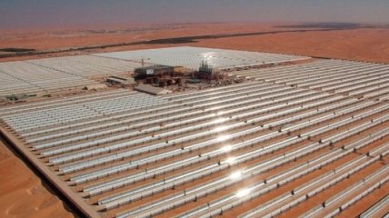 "Shams-1" - крупнейшая солнечная электростанция (Видео)