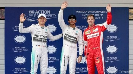 Хэмилтон выиграл квалификацию Формулы-1 в Китае (Фото)