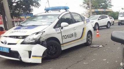 Украинские патрульные с начала этого года повредили 461 авто 