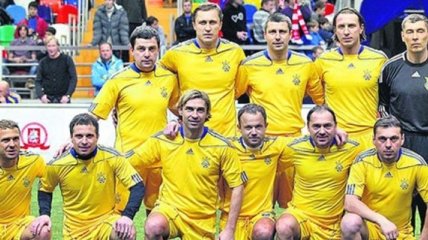 Сборная Украины в финале футбольного "Кубка легенд"