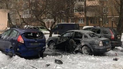 В Донецке взорвался автомобиль