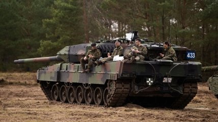 Немецкий танк в Украине