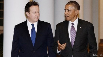 Кэмерон начал визит в США с неформального обеда с Бараком Обамой
