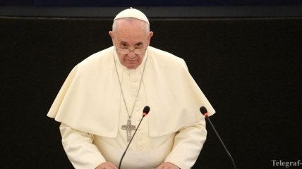 Папа Римский Франциск выступил в Страсбурге