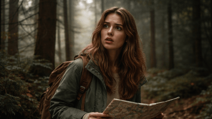 Девушка в лесу