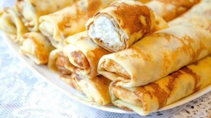 Блинчики с сыром – отличный вариант завтрака