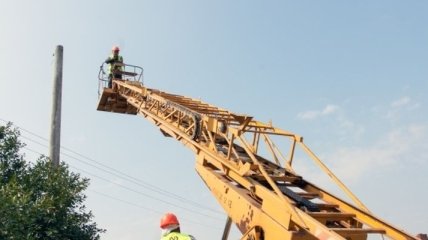 Большая часть Славянска уже подключена к электросети  