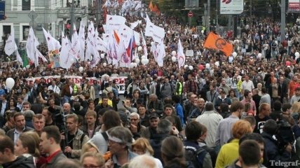 Как в Москве проходит оппозиционный "Марш миллионов"