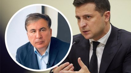 Михаил Саакашвили и Владимир Зеленский