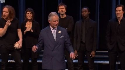 Принц Чарльз сыграл в юмористической сценке (Видео)