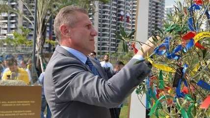 Президент НОК Украины почтил в Бразилии память погибших спортсменов