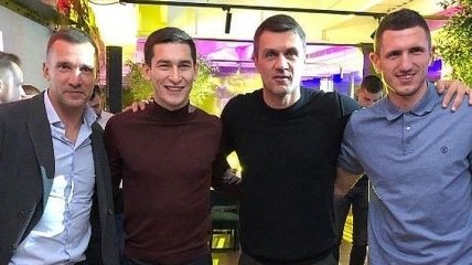 Шевченко пригласил на вечеринку сборной Украины легенду футбола