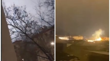 Сперва была вспышка, потом пожар