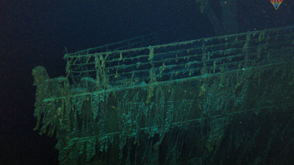 Нос "Титаника", каким его увидела экспедиция 2021 года