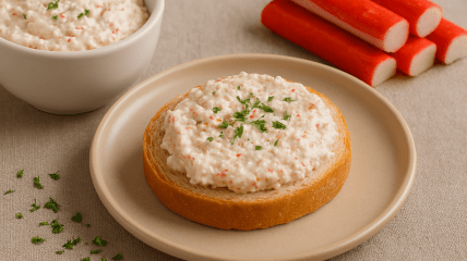 Намазка з яєць та крабових паличок