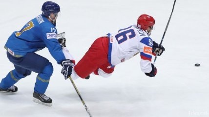 ЧМ-2016 по хоккею: Россия с трудом одолела Казахстан