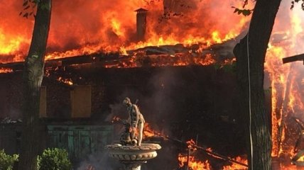 Кафе в Одессе сгорело дотла, обстоятельства выясняют 
