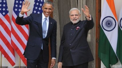Президент Обама прибыл в Индию