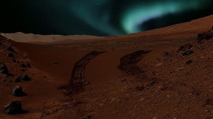 На Марсе замечен необычный вид северного сияния