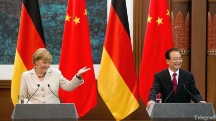 Вэнь Цзябао на встрече с Меркель обеспокоен кризисом в еврозоне