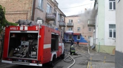В Ровно произошел пожар в областной стоматполиклинике
