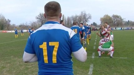 Сборная Украины по регби убедительно обыграла венгров