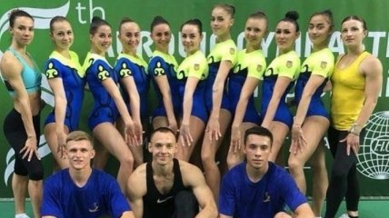 Украинская сборная завоевала ряд наград на ЧМ по спортивной аэробике