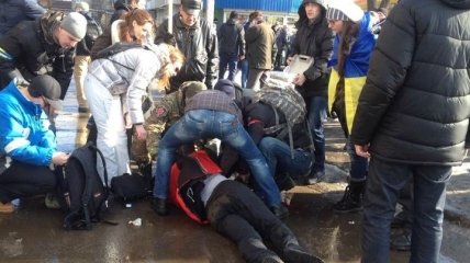 Теракт на марше в Харькове: есть погибшие