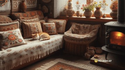 Слово "уют" может иметь славянские корни, но в современном украинском языке его нет.