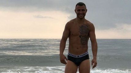 Ломаченко провел тренировку на пляже Затоки
