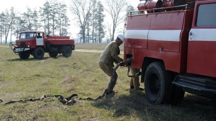 В Черкасской области сгорело 28 гектаров пшеницы