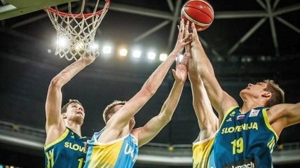 Сборная Украины по баскетболу проиграла Словении на выезде