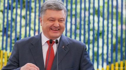 Президент Украины Петр Порошенко празднует день рождения
