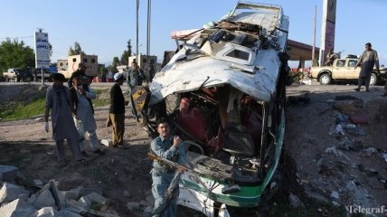 В Афганистане подорвался автобус с полицейскими-новобранцами